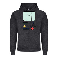Vintage Black bmo   adventure time Vintage Hoodie - linhVisuals