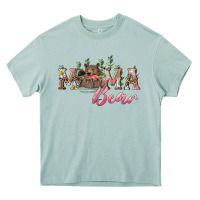Arona Mama bear with daisy Heavy Core Tee - RanaPortraitStore