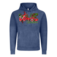 Vintage Denim Love Summer Vintage Hoodie - CowhideDigitalArt