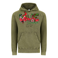 Vintage Olive Love Summer Vintage Hoodie - CowhideDigitalArt