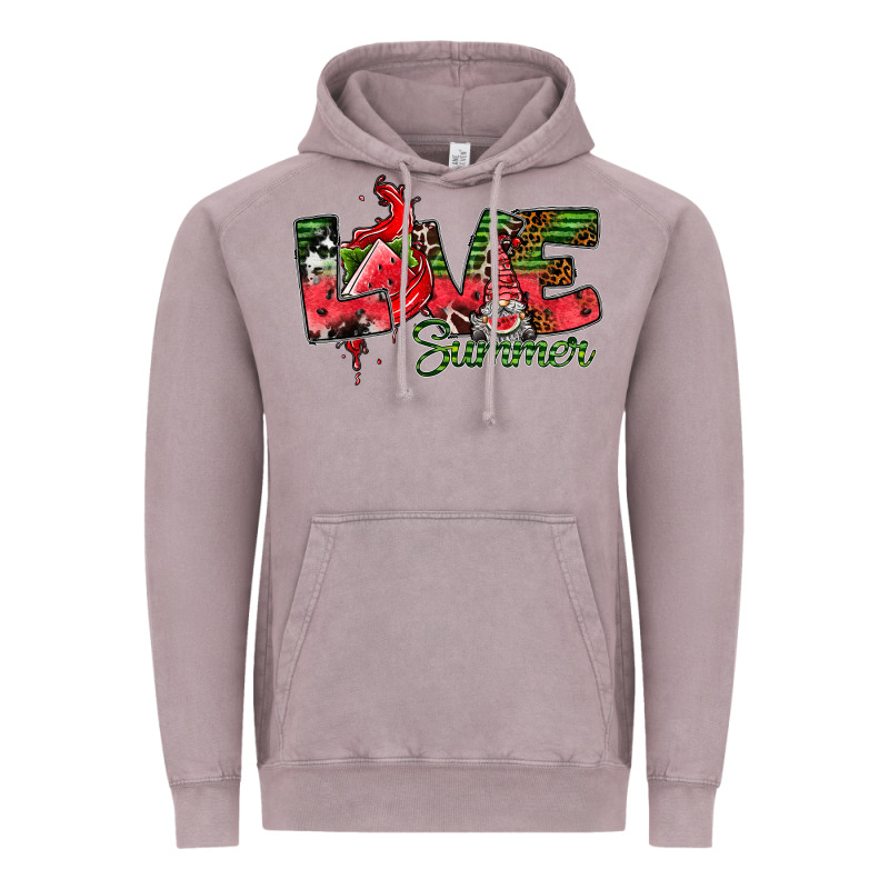 Love Summer Vintage Hoodie by CowhideDigitalArt | Teevron