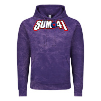 Cloud Purple Artwork SUM41 Vintage Hoodie - linhVisuals