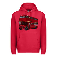 Cardinal double decker bus Premium Hoodie - Artiststas