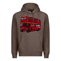 Coffee double decker bus Premium Hoodie - Artiststas