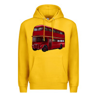 Lemon double decker bus Premium Hoodie - Artiststas
