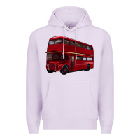 Lilac double decker bus Premium Hoodie - Artiststas