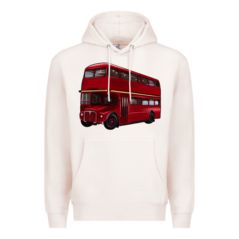 Double Decker Bus Premium Hoodie by Artiststas | Teevron