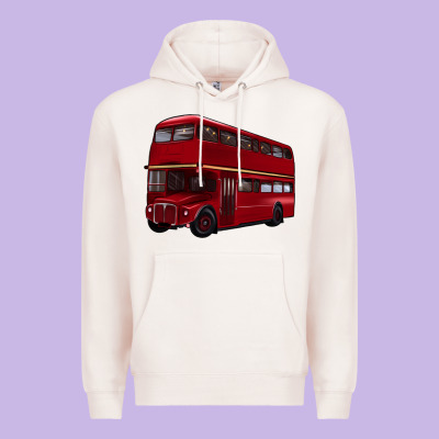 Double Decker Bus Premium Hoodie Designed By Artiststas