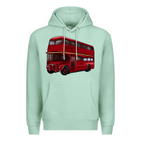 Seafoam double decker bus Premium Hoodie - Artiststas