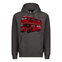 Smoke double decker bus Premium Hoodie - Artiststas