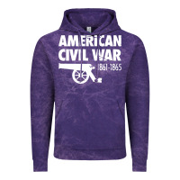 Cloud Purple american civil war reenactor historical Vintage Hoodie - linhVisuals