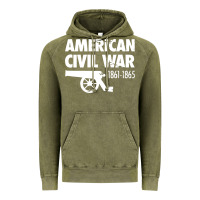 Vintage Olive american civil war reenactor historical Vintage Hoodie - linhVisuals