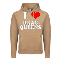 Vintage Coffee i love drag queens  i heart drag queens t shirt Vintage Hoodie - linhVisuals