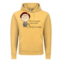 Vintage Mustard this is my cup of i give a sh!t oh look it’s empty t shirt Vintage Hoodie - linhVisuals