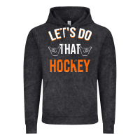 Vintage Black Lets Do That Hockey Vintage Hoodie - linhVisuals