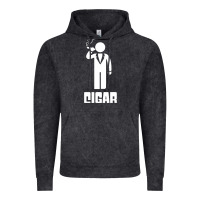 Vintage Black cigar smoker Vintage Hoodie - linhVisuals