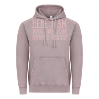 Vintage Zinc here i am what are your other 2 wishes Vintage Hoodie - linhVisuals