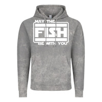 Cloud Rock May The Fish Be With You Fishing3 Vintage Hoodie - linhVisuals