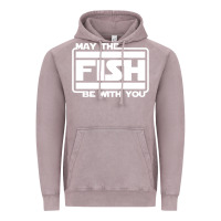 Vintage Zinc May The Fish Be With You Fishing3 Vintage Hoodie - linhVisuals