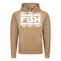 Vintage Coffee May The Fish Be With You Fishing3 Vintage Hoodie - linhVisuals