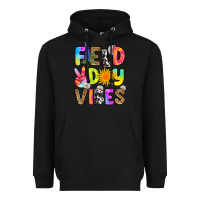 Black field day vibes Heavyweight Hoodie - RanaPortraitStore