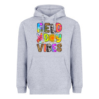 Heather Grey field day vibes Heavyweight Hoodie - RanaPortraitStore