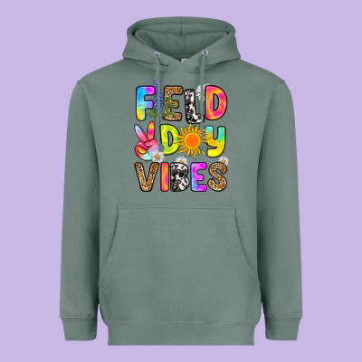 Field Day Vibes Heavyweight Hoodie Designed By Ranaportraitstore