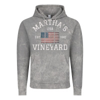 Cloud Rock martha's vineyard massachusetts american flag usa vintage pullover hoo Vintage Hoodie - linhVisuals