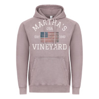 Vintage Zinc martha's vineyard massachusetts american flag usa vintage pullover hoo Vintage Hoodie - linhVisuals