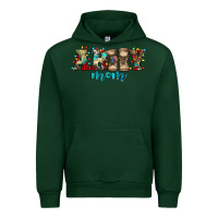 Forest Green army mom christmas Urban Hoodie - Jasminsmagicworld