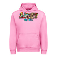 Fuchsia Pink army mom christmas Urban Hoodie - Jasminsmagicworld