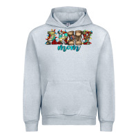 Heather Grey army mom christmas Urban Hoodie - Jasminsmagicworld