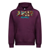 Mauve Wine army mom christmas Urban Hoodie - Jasminsmagicworld