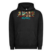 Pigment Black army mom christmas Urban Hoodie - Jasminsmagicworld