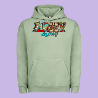 Army Mom Christmas Urban Hoodie Designed By Jasminsmagicworld