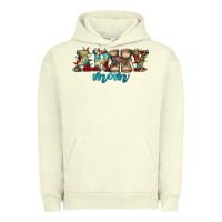Pigment Pistachio army mom christmas Urban Hoodie - Jasminsmagicworld