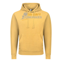 Vintage Mustard us navy seabees we build, we fight us navy sweatshirt Vintage Hoodie - linhVisuals