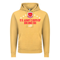 Vintage Mustard us army corps of engineers (usace) pullover hoodie Vintage Hoodie - linhVisuals