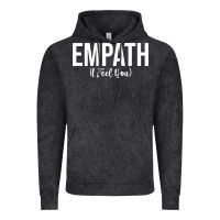Vintage Black empath i feel you gift for empathetic person empathy pullover hoodie Vintage Hoodie - linhVisuals