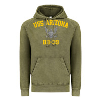 Vintage Olive uss arizona bb 39 battleship t shirt Vintage Hoodie - linhVisuals
