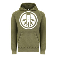 Vintage Olive distressed midi plug synthesizer Vintage Hoodie - linhVisuals