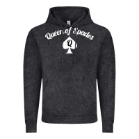 Vintage Black queen of spades clothes for women   qos tee t shirt Vintage Hoodie - linhVisuals