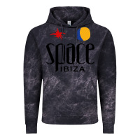 Cloud Black Space Ibiza Vintage Hoodie - linhVisuals