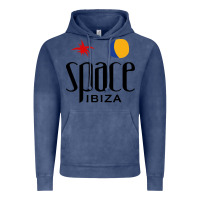 Vintage Denim Space Ibiza Vintage Hoodie - linhVisuals