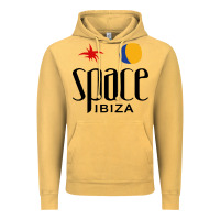 Vintage Mustard Space Ibiza Vintage Hoodie - linhVisuals