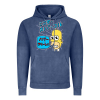 Vintage Denim Sparkle simpsons Vintage Hoodie - linhVisuals