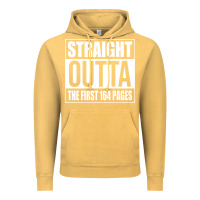 Vintage Mustard Straight Outta The First 164 Pages Vintage Hoodie - linhVisuals