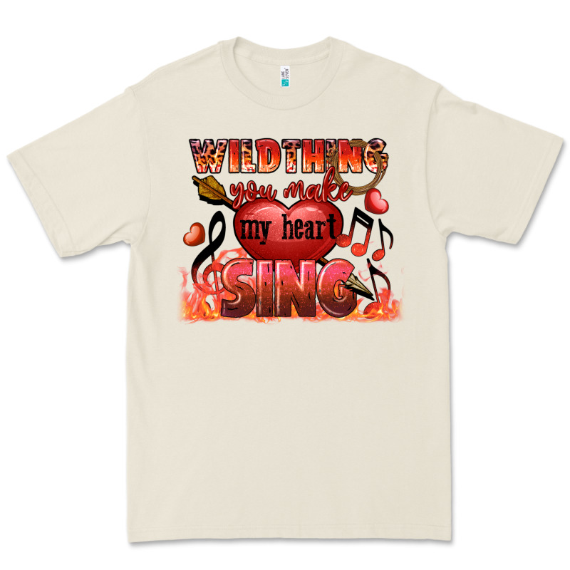 Valentine's Day Wild Thing You Make My Heart Sing Premium Tee by FaDigitalArtStudio | Teevron