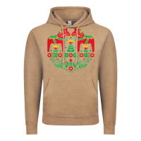 Vintage Coffee swedish dala horse folk art t shirt Vintage Hoodie - linhVisuals