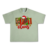 Oil Green Christmas Gigi Claus Urban Heavy Tee - FaDigitalArtStudio